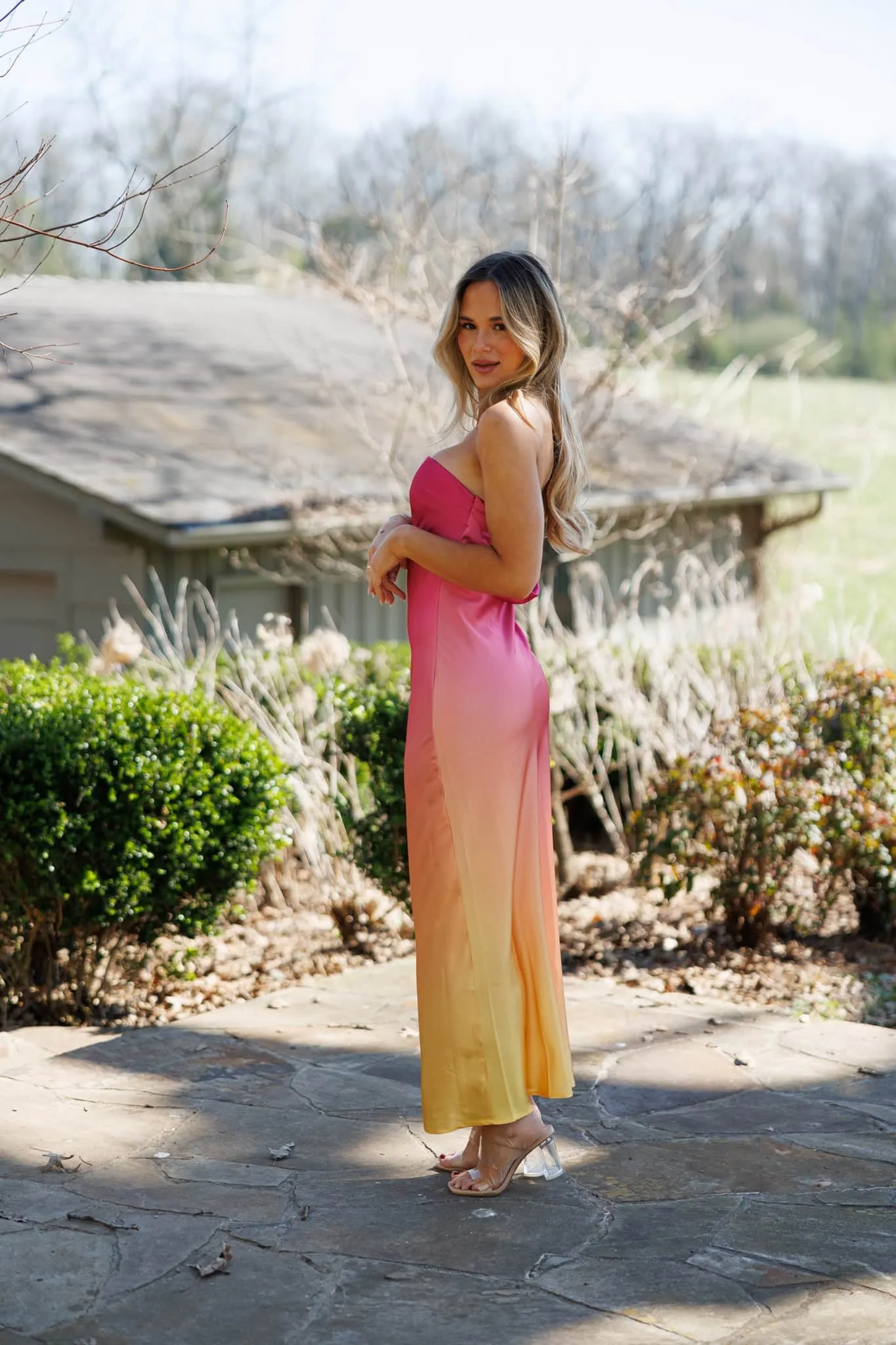 Tuscan Sunset Dress sold by LANE 201 product image thumbnail 4