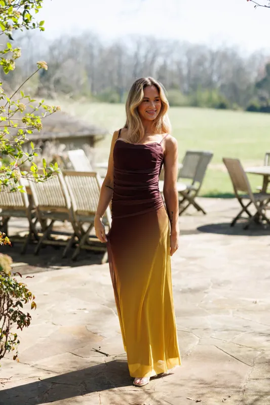 Golden Pour Maxi Dress made by Promesa