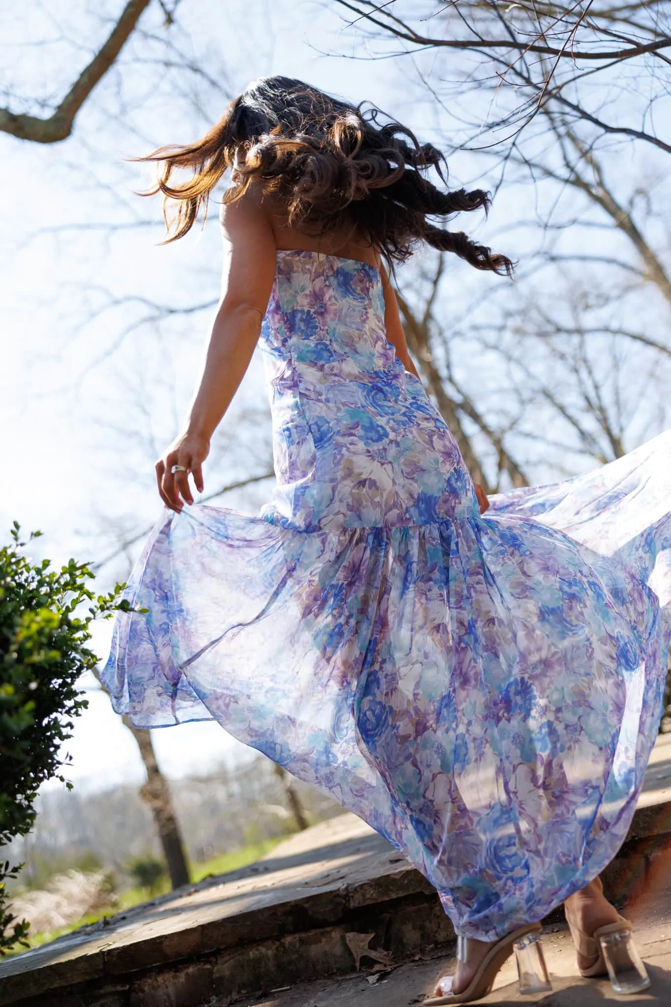 Hydrangea House Maxi Dress sold by LANE 201 product image thumbnail 2