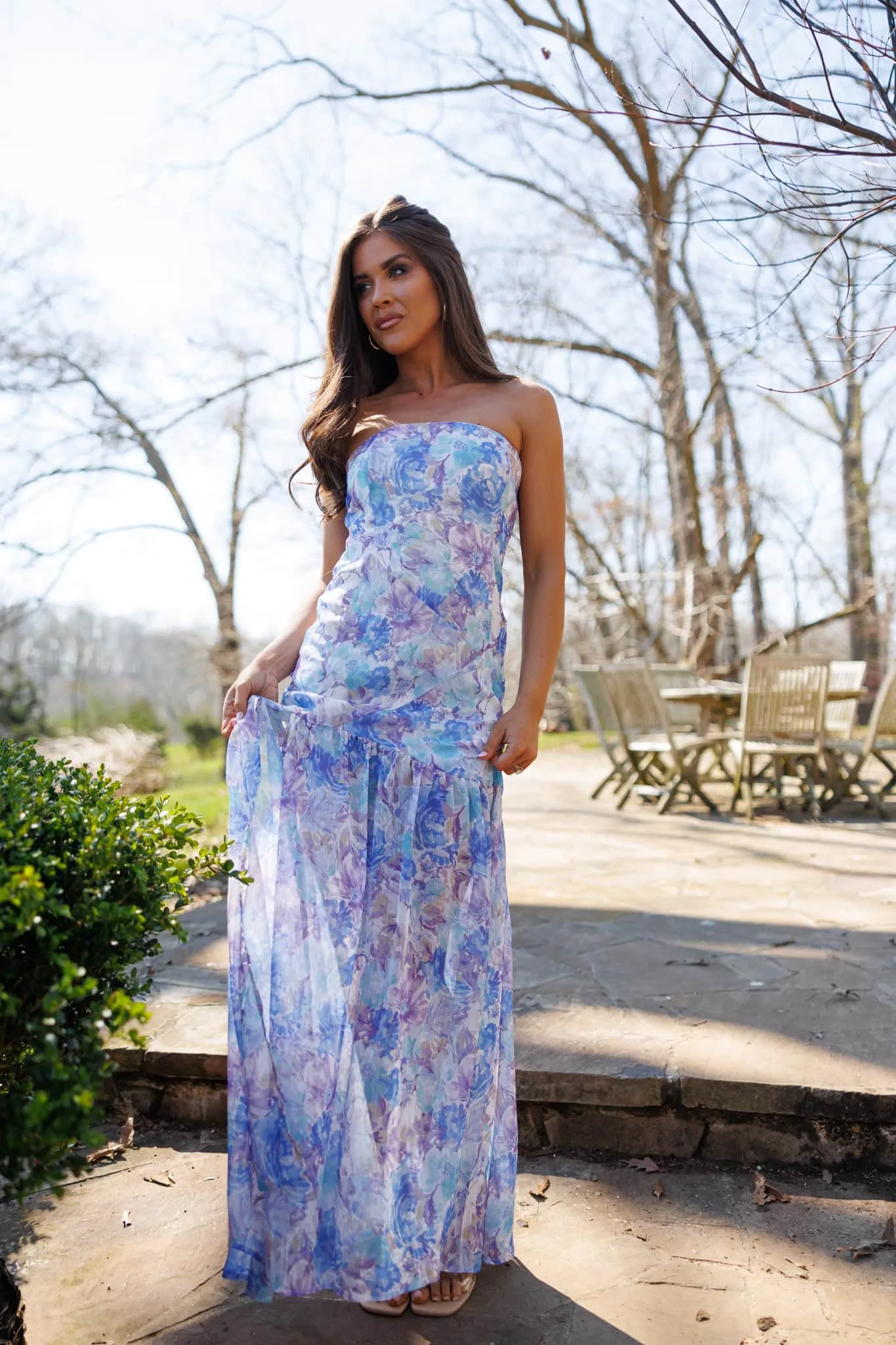 Hydrangea House Maxi Dress sold by LANE 201