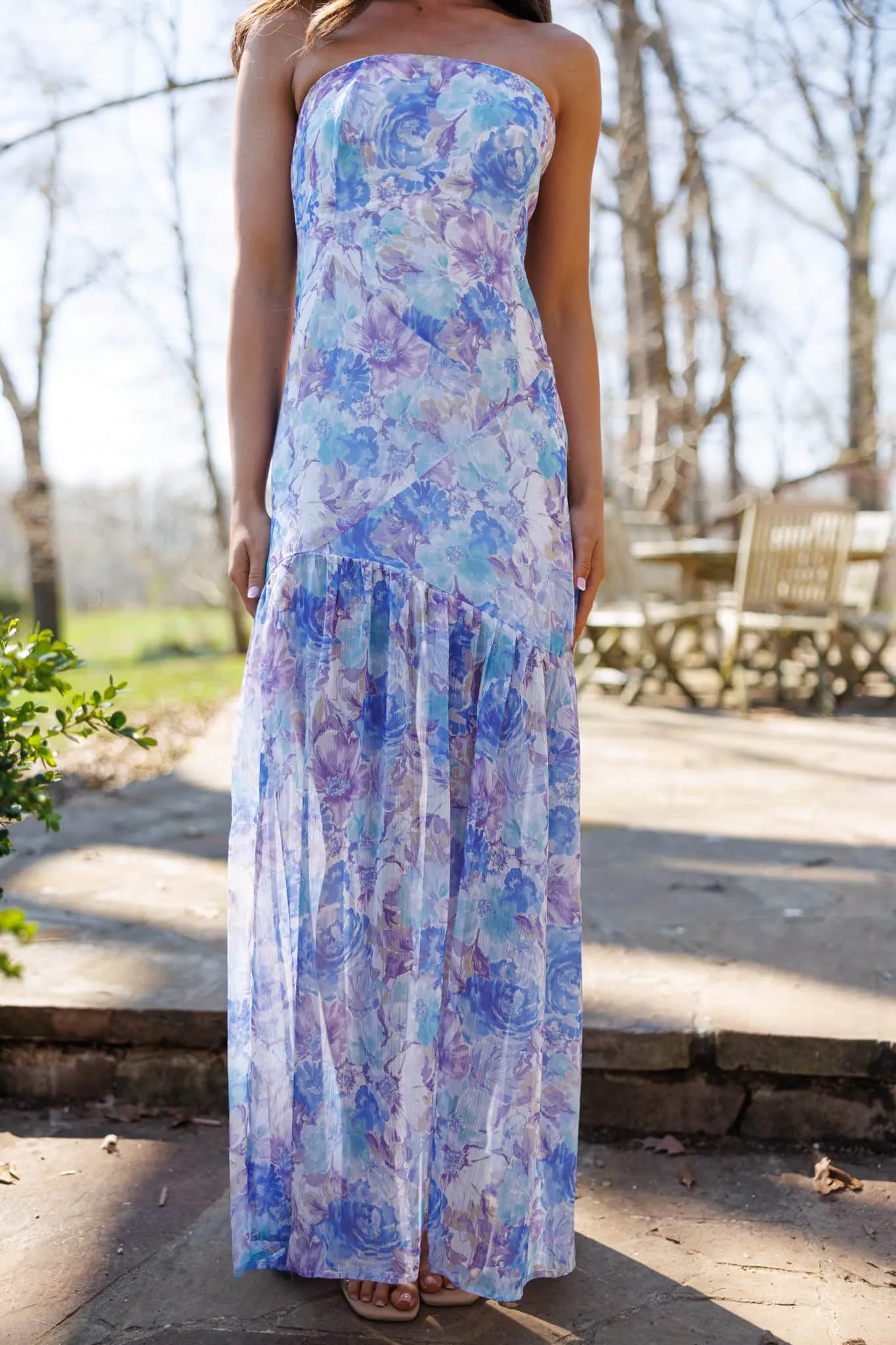 Hydrangea House Maxi Dress sold by LANE 201 product image thumbnail 4
