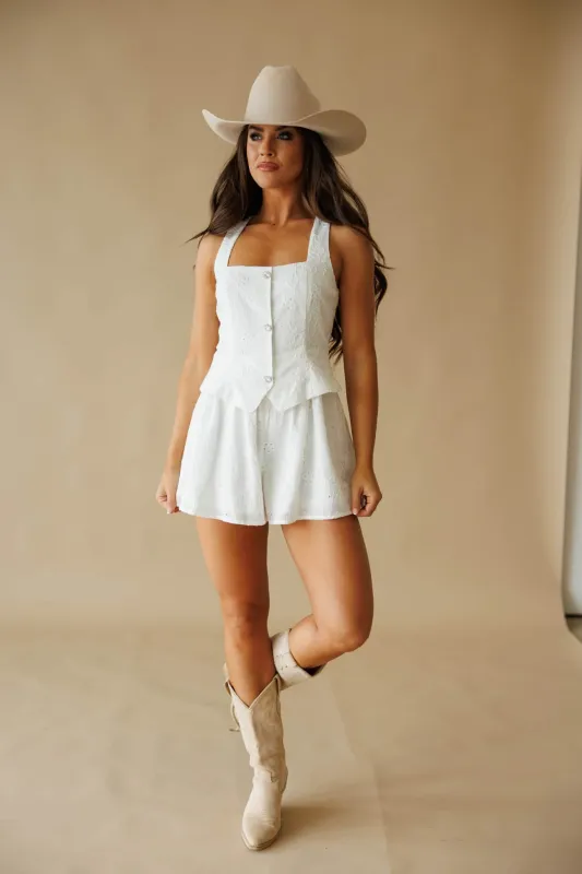 [Pre-Order!] Newly Yours Eyelet Romper made by Klesis