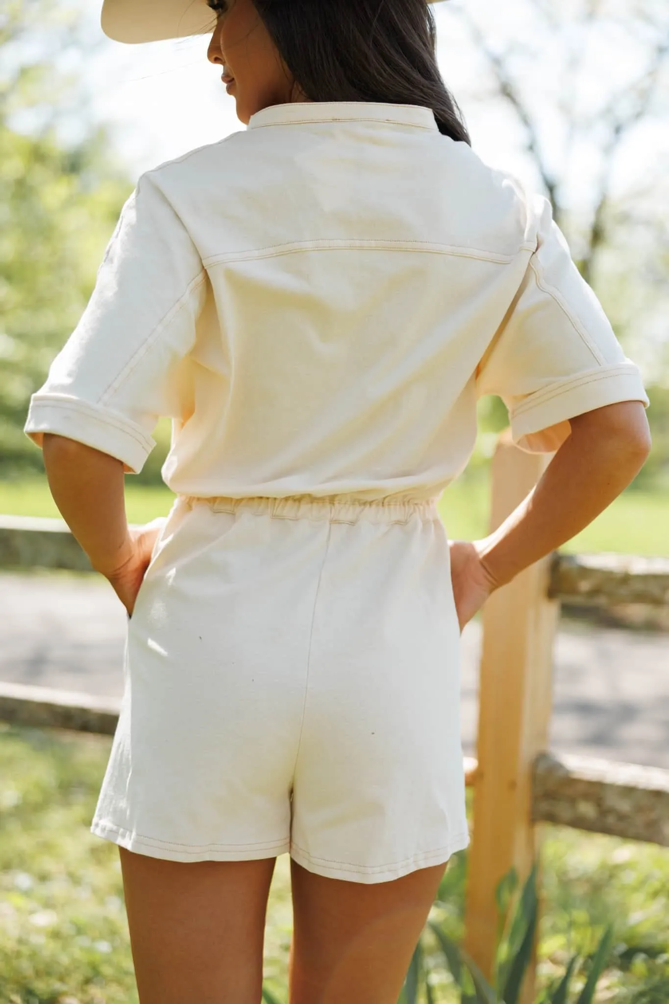Off Duty Coastal Romper sold by LANE 201 product image thumbnail 4
