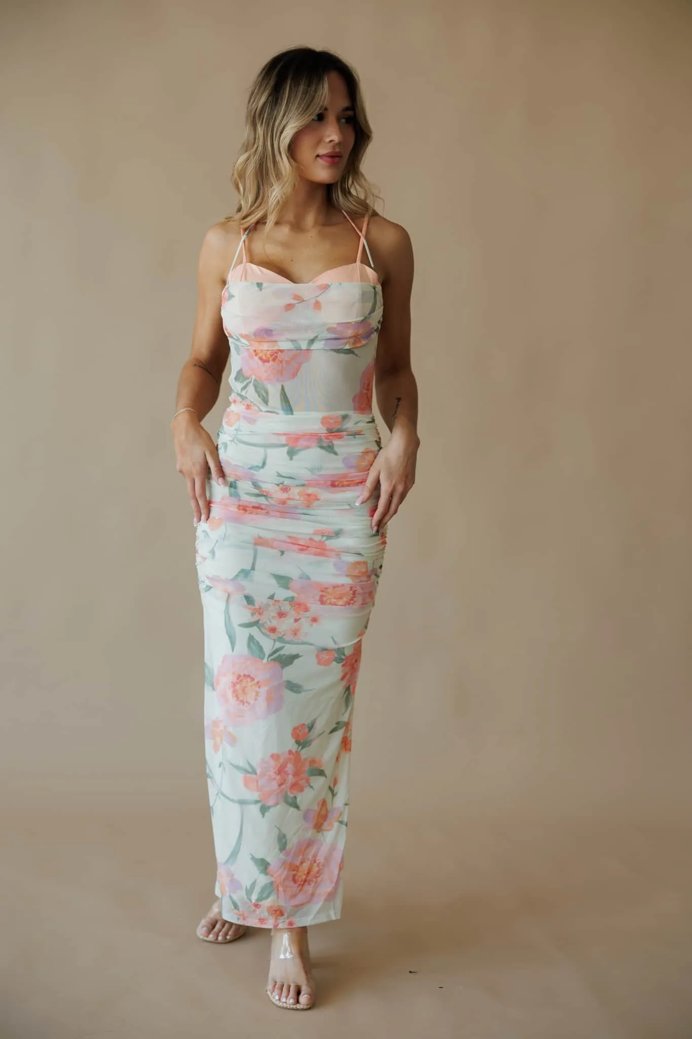 Rosy Daydream Maxi Dress sold by LANE 201 product image thumbnail 5