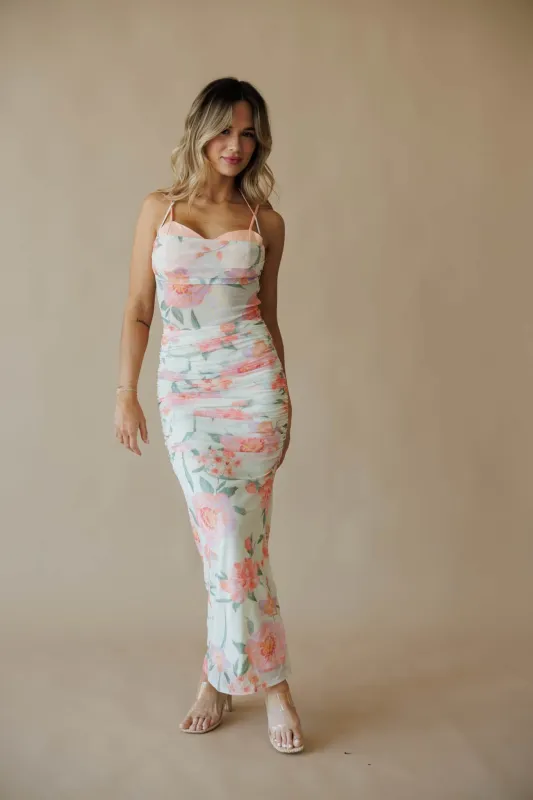 Rosy Daydream Maxi Dress made by Fore Collection
