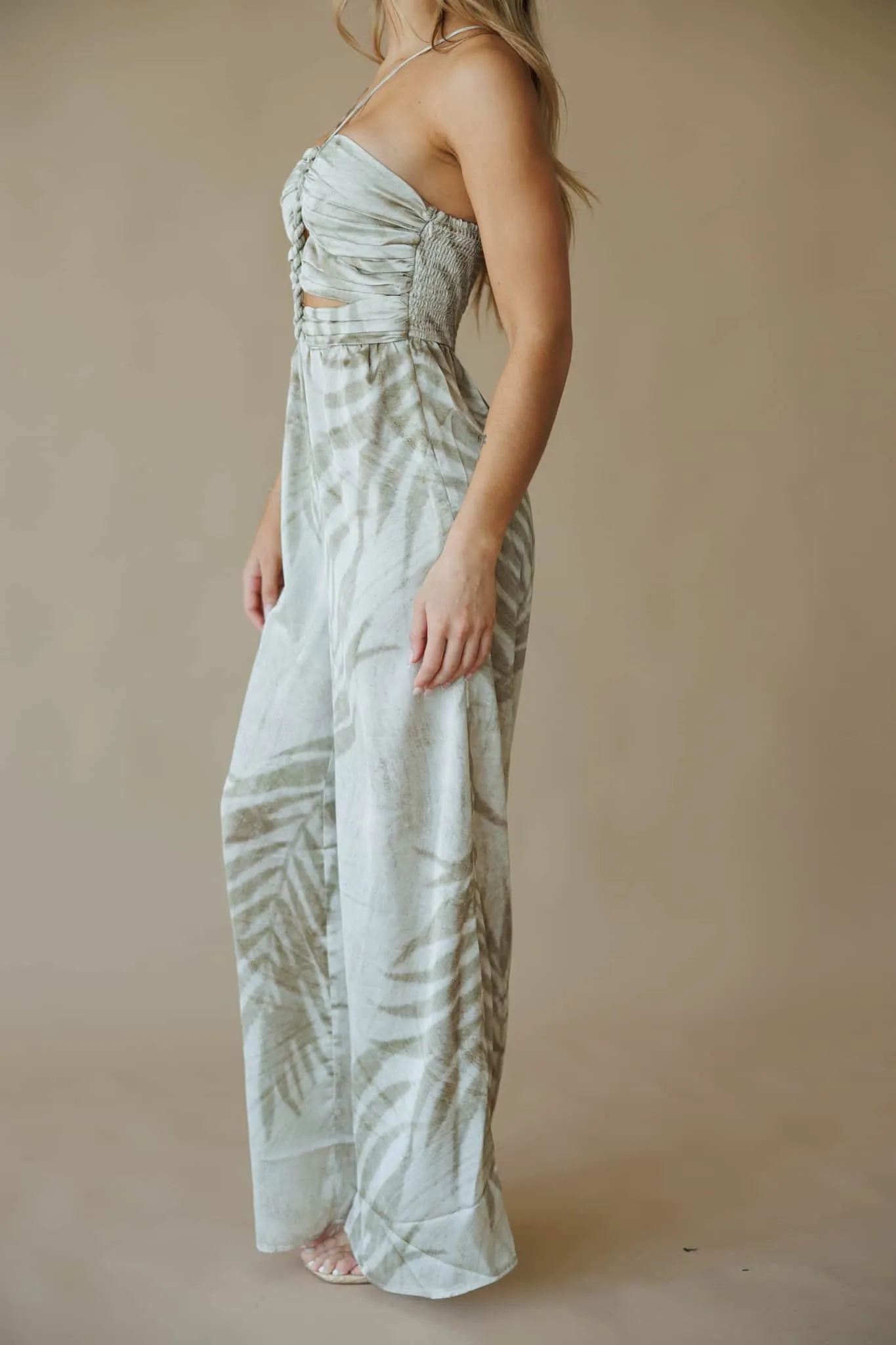 Palm Leaf Jumpsuit sold by LANE 201 product image thumbnail 2
