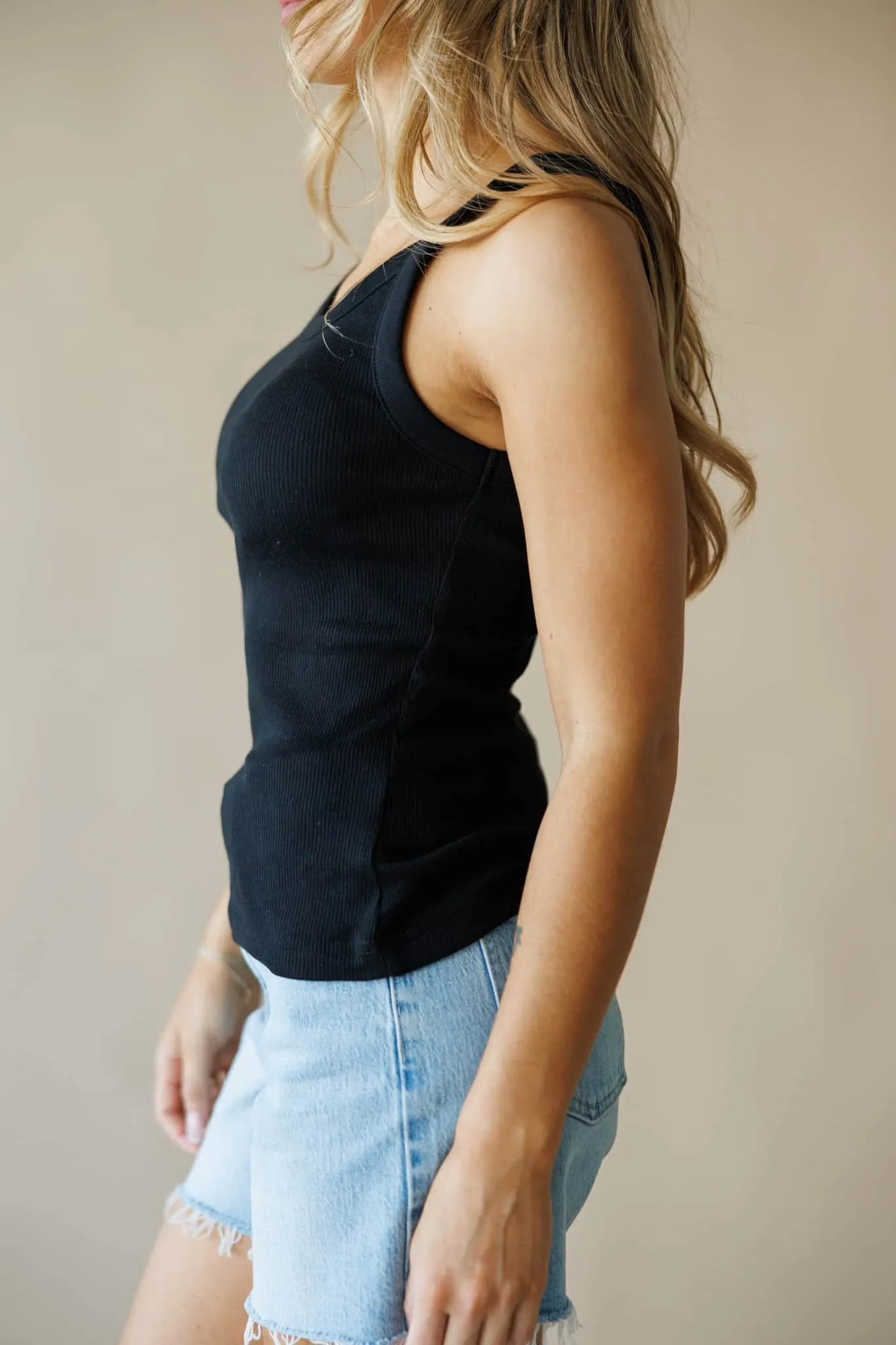On Repeat Ribbed Tank sold by LANE 201 product image thumbnail 3