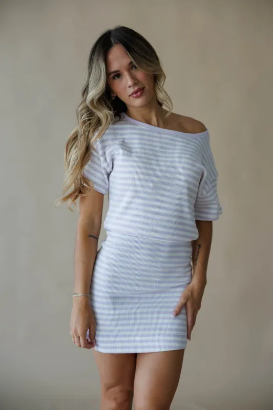 Lila Striped Mini Dress made by By Together