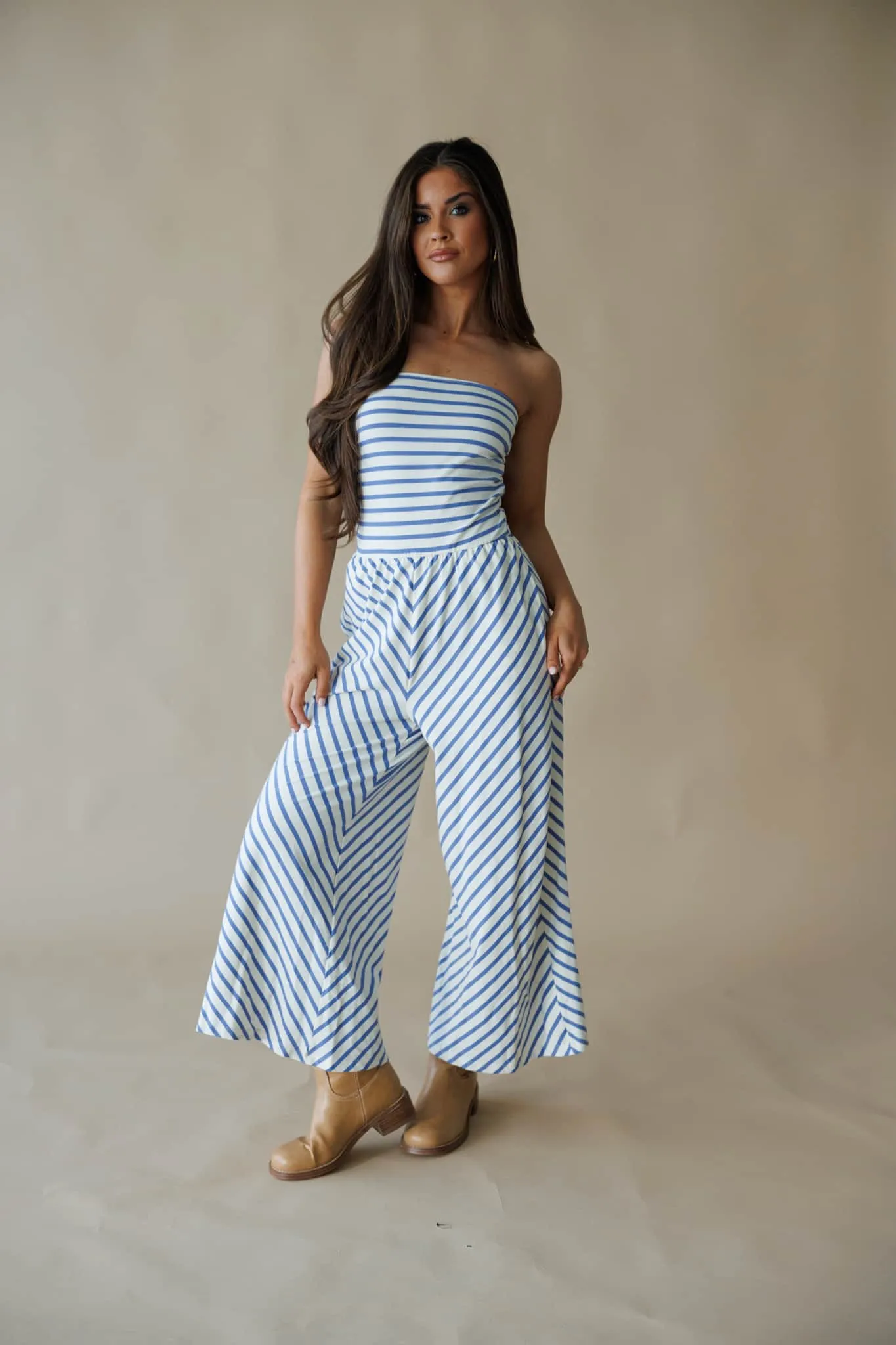 Terri Striped Jumpsuit sold by LANE 201 product image thumbnail 4