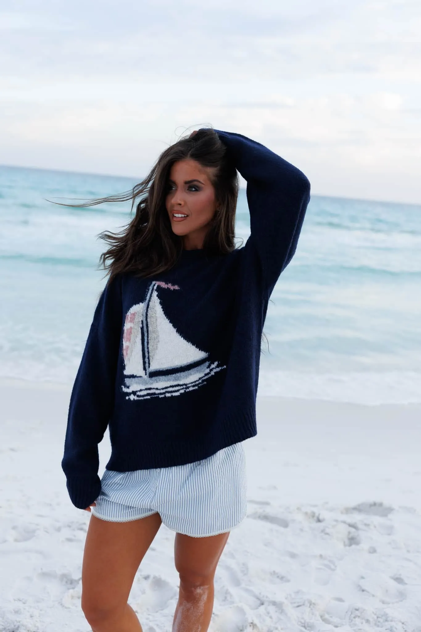 Sailboat Sweater sold by LANE 201