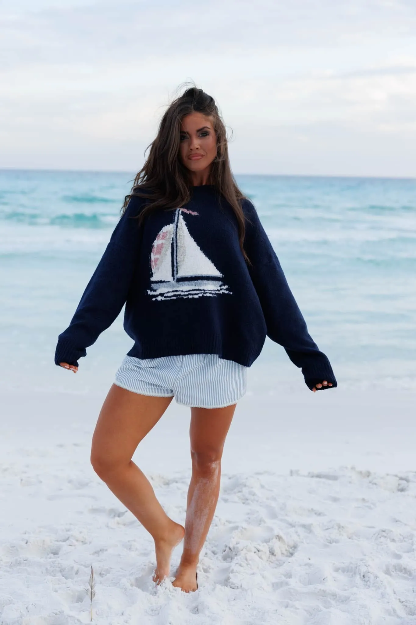 Sailboat Sweater sold by LANE 201 product image thumbnail 5