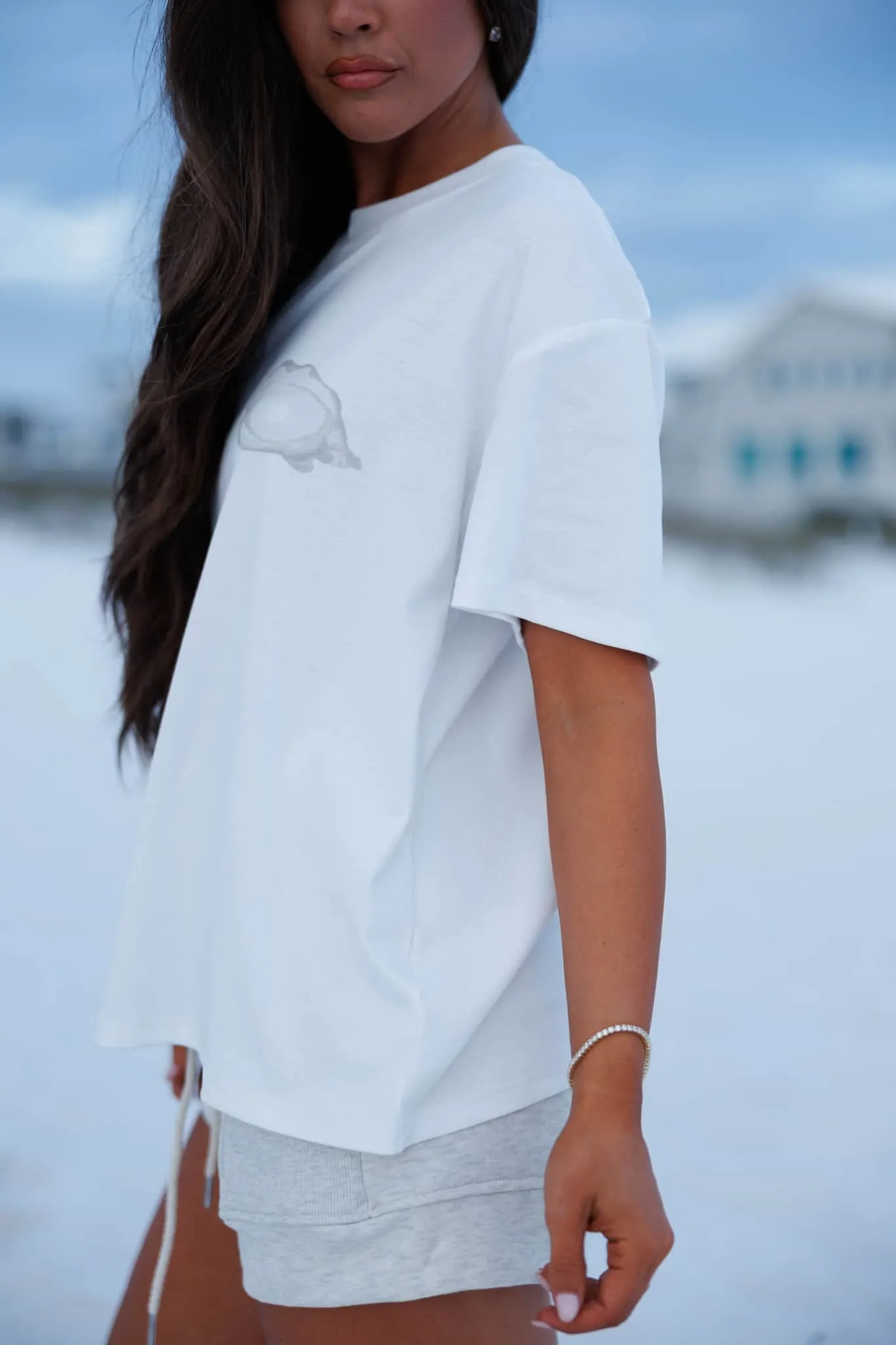 Oyster Print Graphic Tee sold by LANE 201 product image thumbnail 3