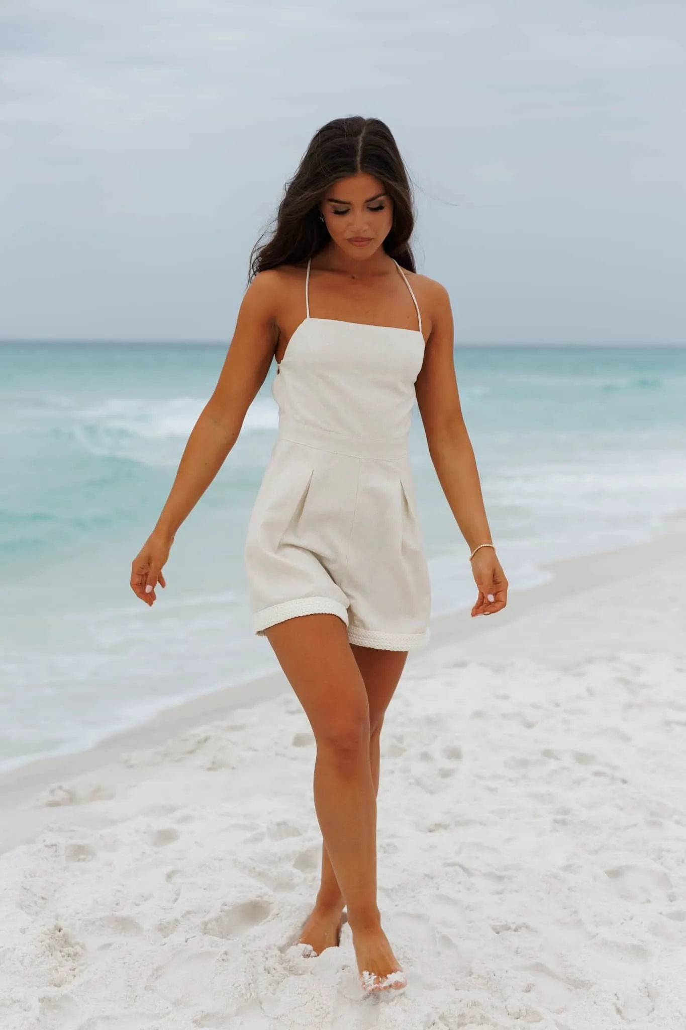 Shoreline Staple Romper sold by LANE 201 product image thumbnail 5