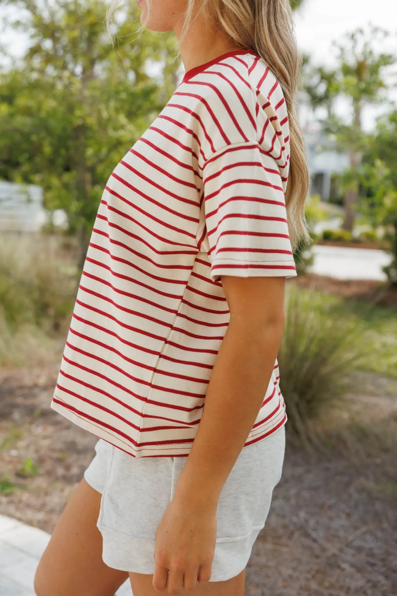 Stripe Society Tee sold by LANE 201 product image thumbnail 3