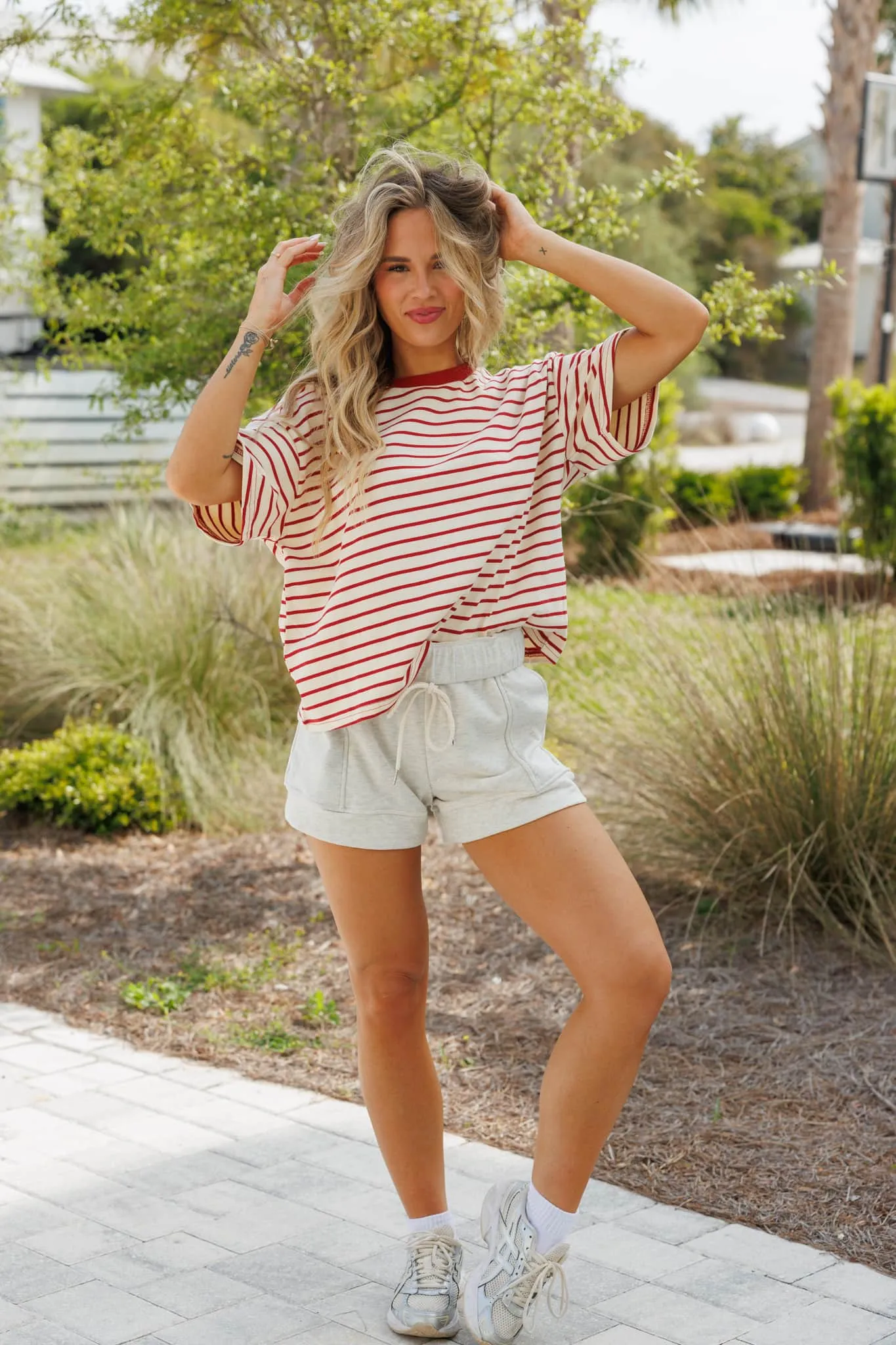 Stripe Society Tee sold by LANE 201 product image thumbnail 5