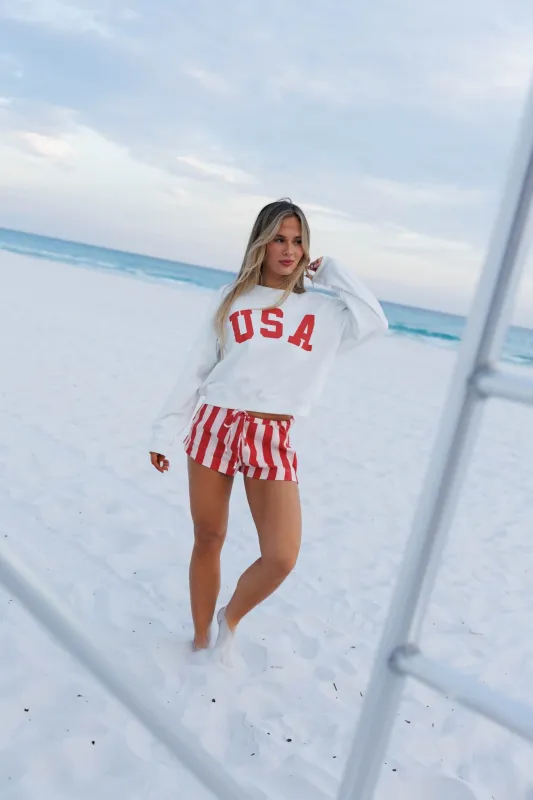 All American Summer Sweatshirt made by By Together