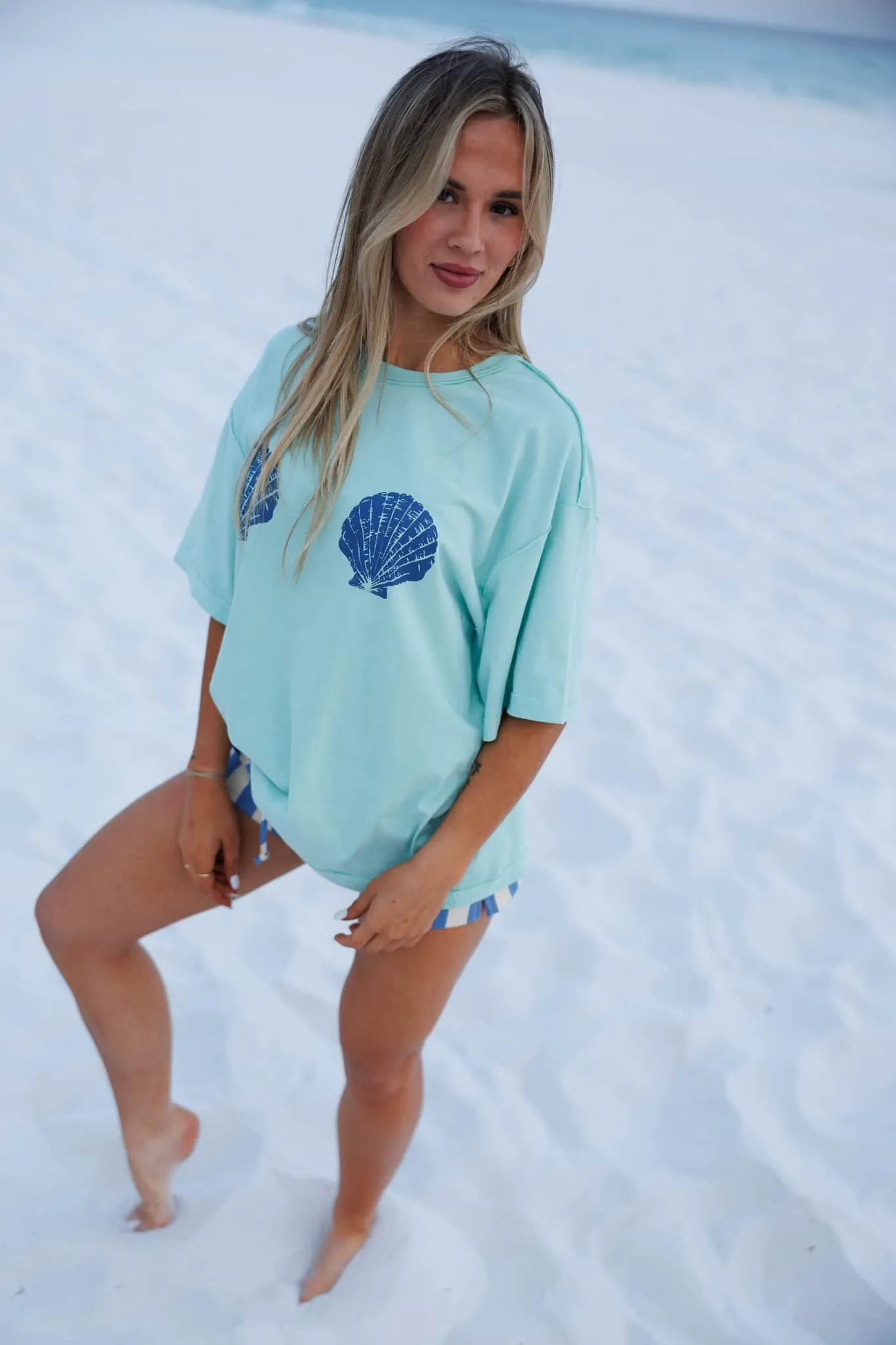 Seashell State Of Mind Tee sold by LANE 201 product image thumbnail 5