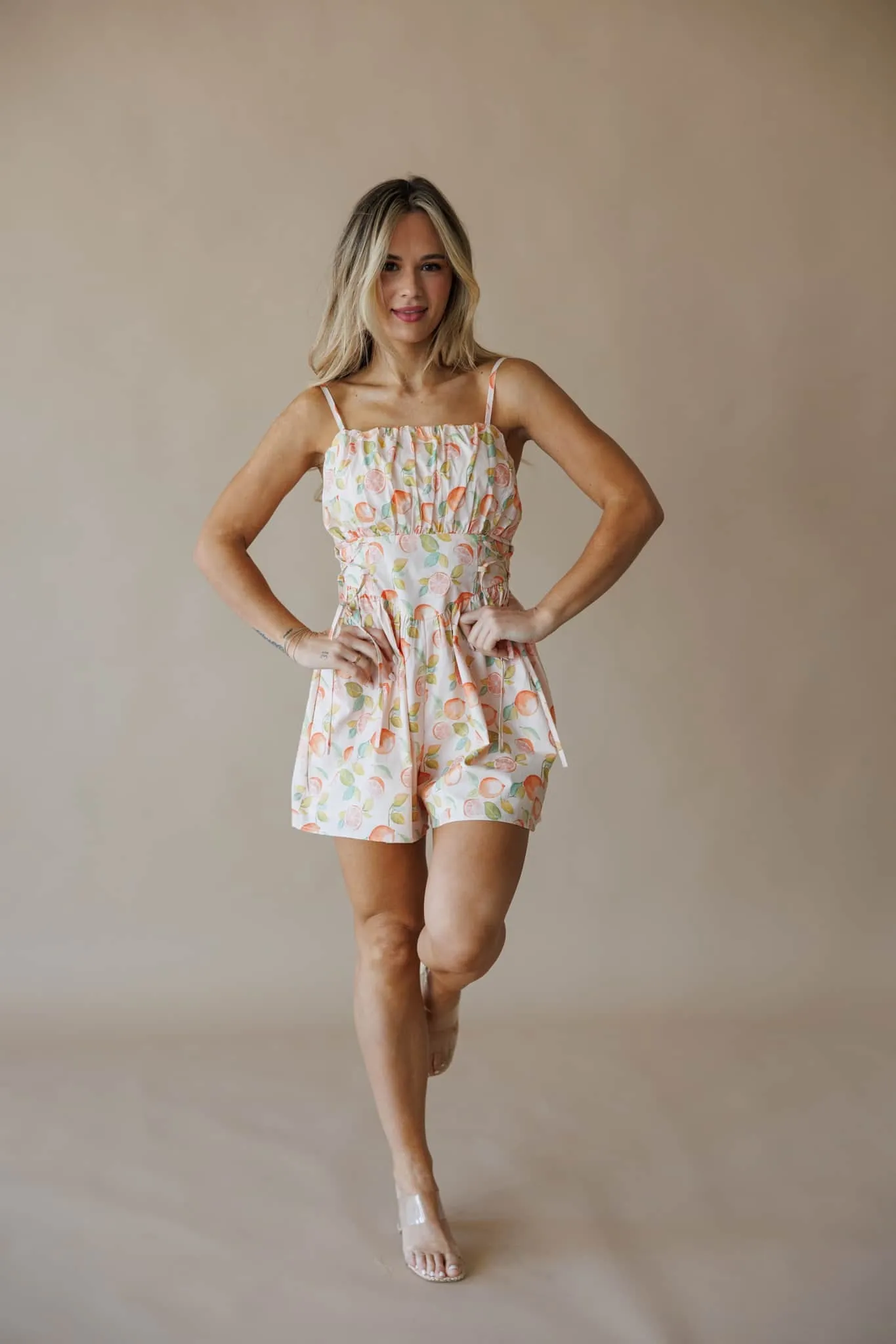 Citrus Spritz Romper sold by LANE 201