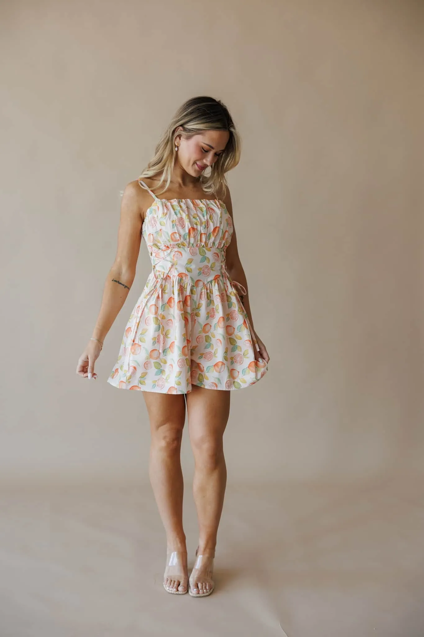 Citrus Spritz Romper sold by LANE 201 product image thumbnail 4