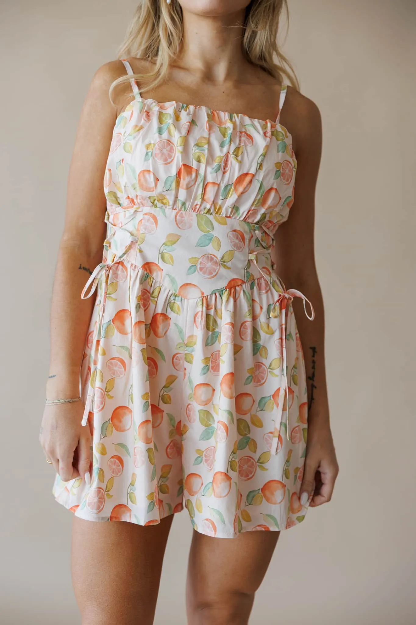 Citrus Spritz Romper sold by LANE 201 product image thumbnail 2