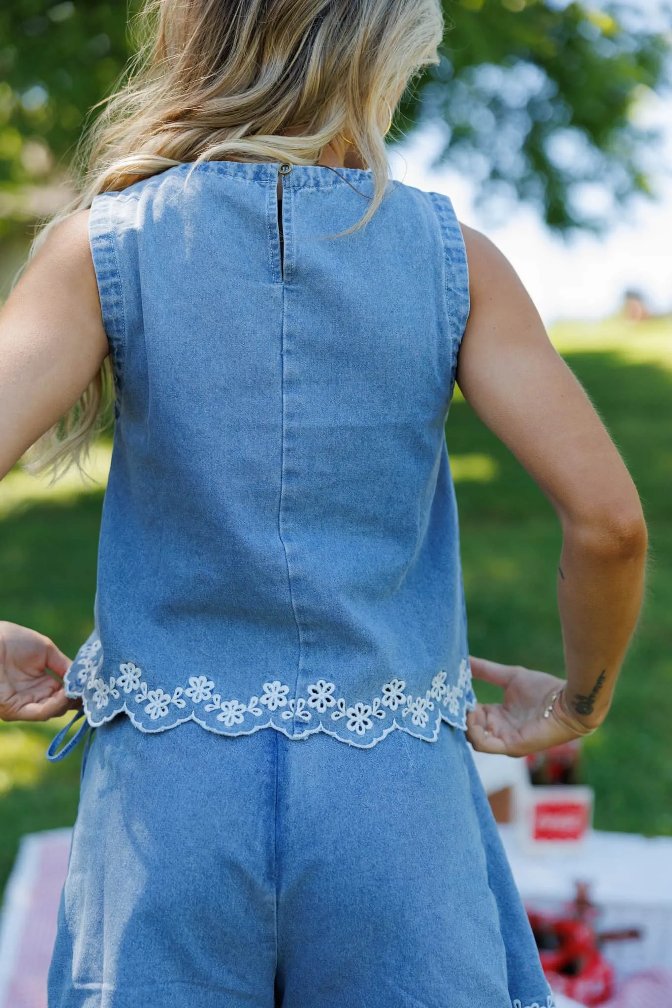 Daisy Jane Denim Top sold by LANE 201 product image thumbnail 2