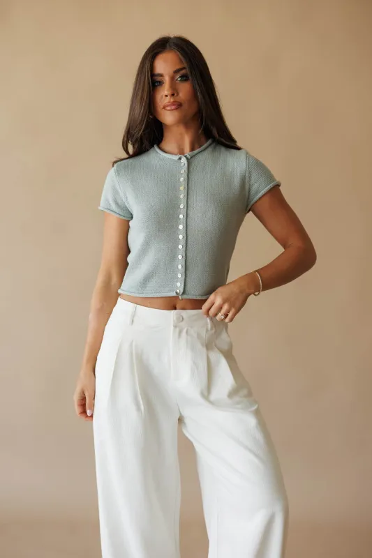 Closet Classic Button Top made by Le Lis