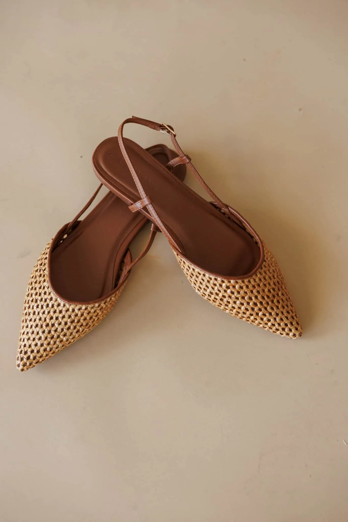 Allison Raffia Flat*** sold by LANE 201