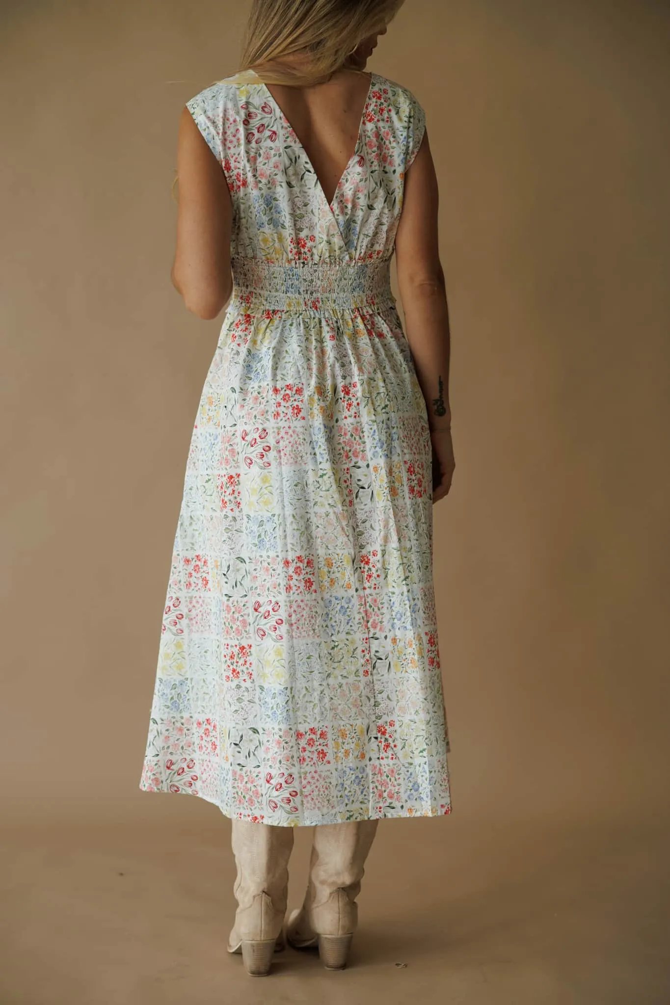 Harper Floral Print Midi Dress sold by LANE 201 product image thumbnail 3