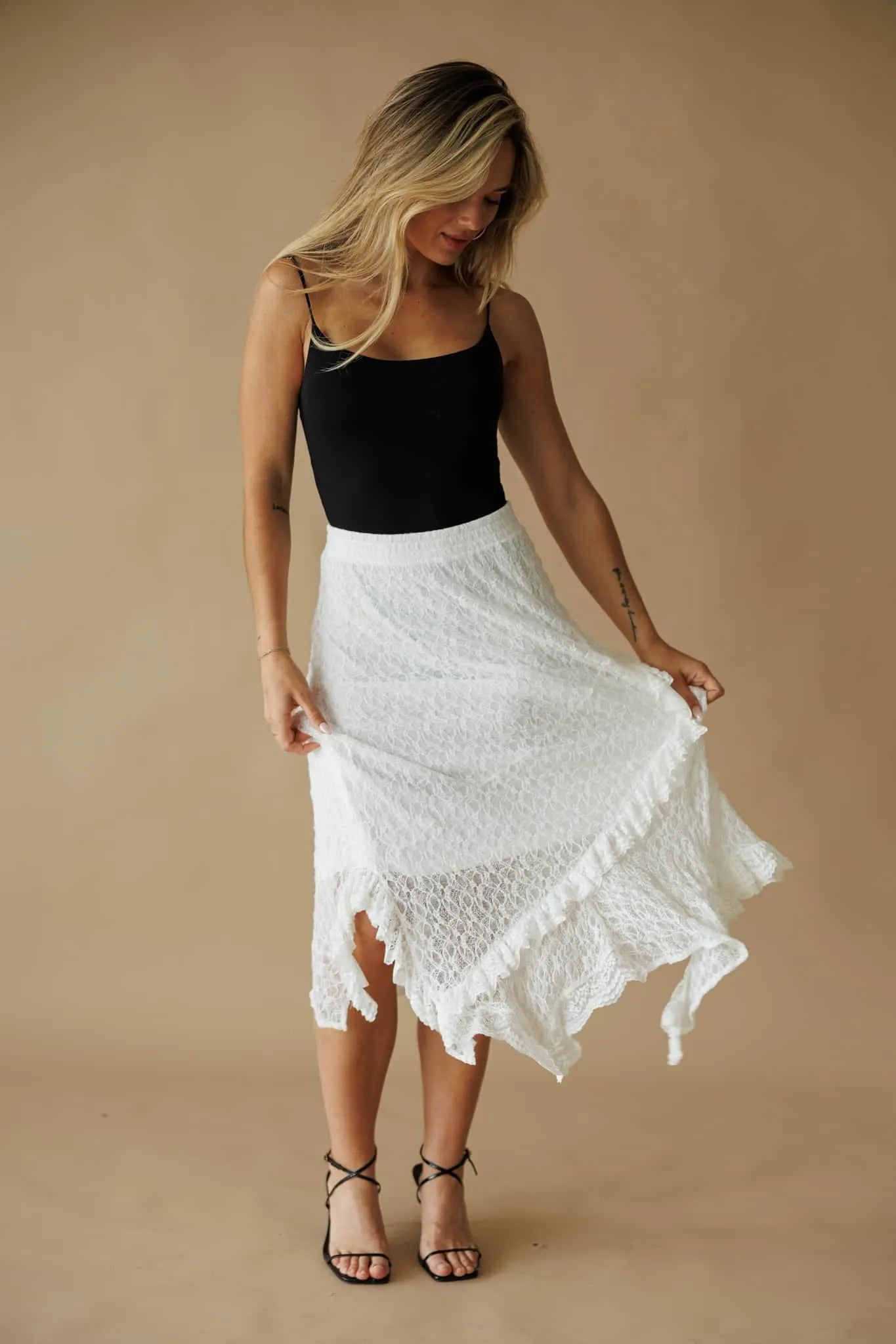 Gypsy Lace Midi Skirt sold by LANE 201 product image thumbnail 2