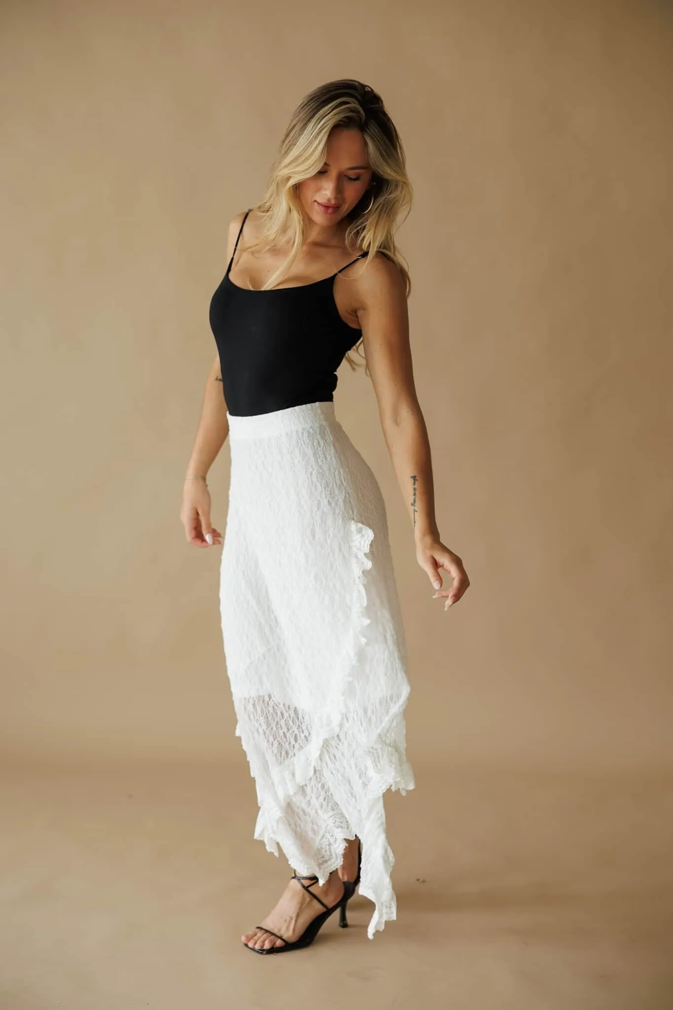 Gypsy Lace Midi Skirt sold by LANE 201 product image thumbnail 5
