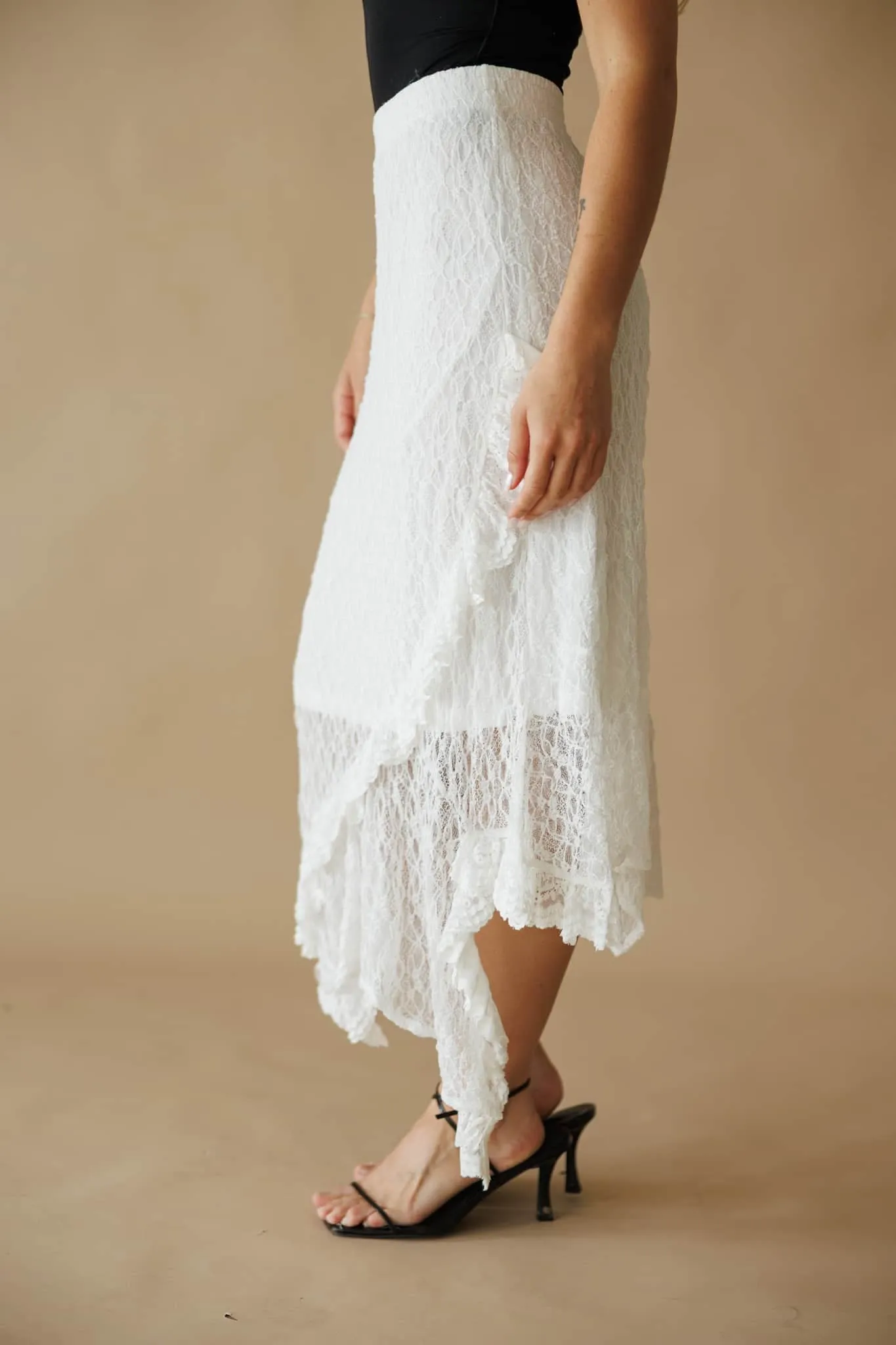 Gypsy Lace Midi Skirt sold by LANE 201 product image thumbnail 4