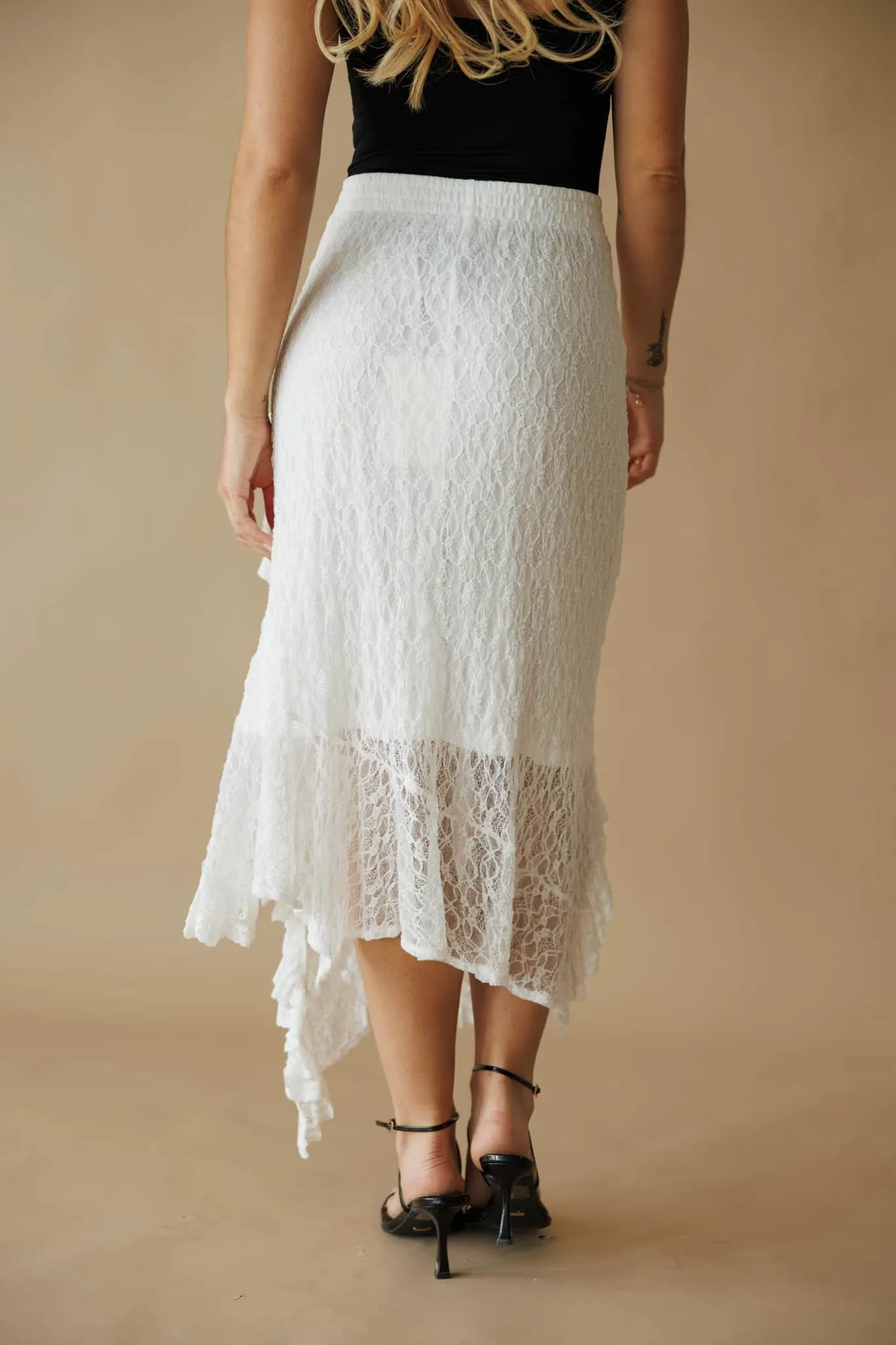 Gypsy Lace Midi Skirt sold by LANE 201 product image thumbnail 3