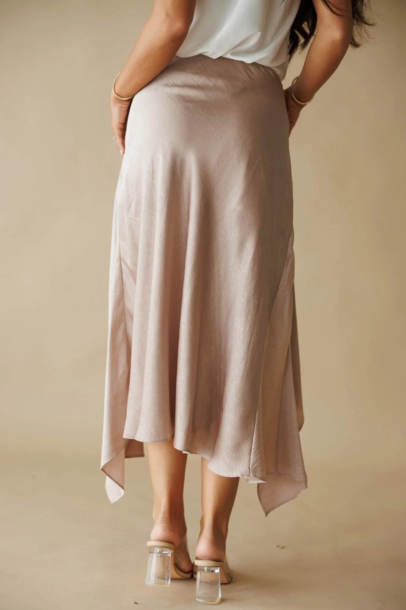 Silkshift Satin Lace Skirt sold by LANE 201 product image thumbnail 5