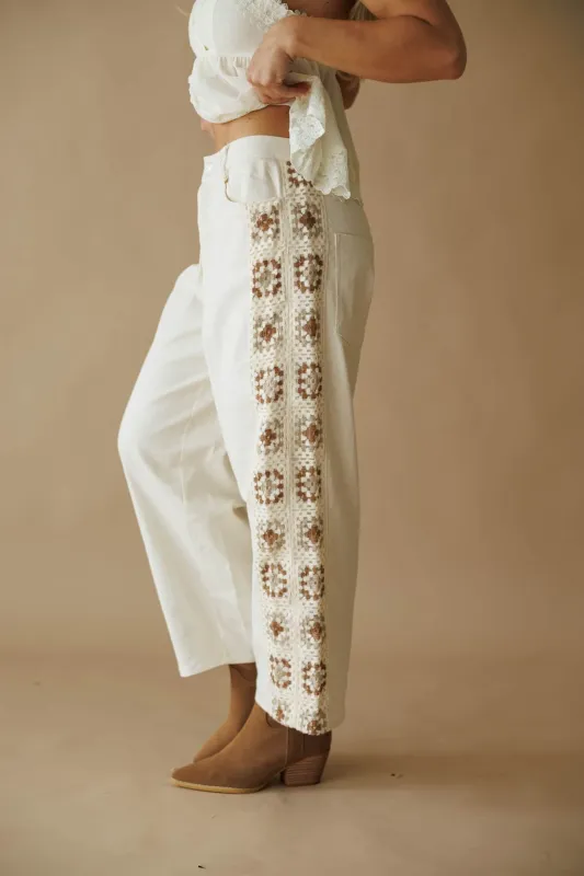 Boheme Crochet Wide Leg Pants made by Klesis
