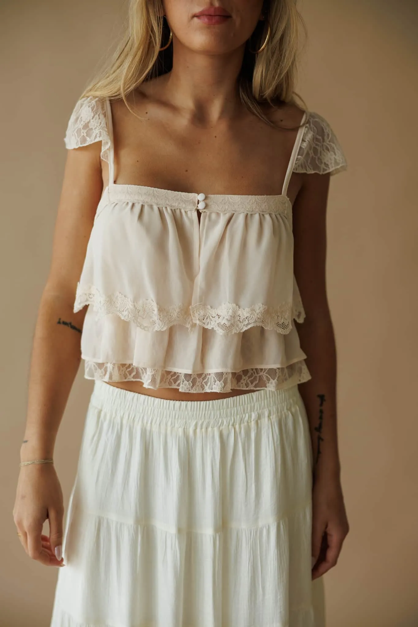 Crushworthy Lace Top sold by LANE 201 product image thumbnail 2