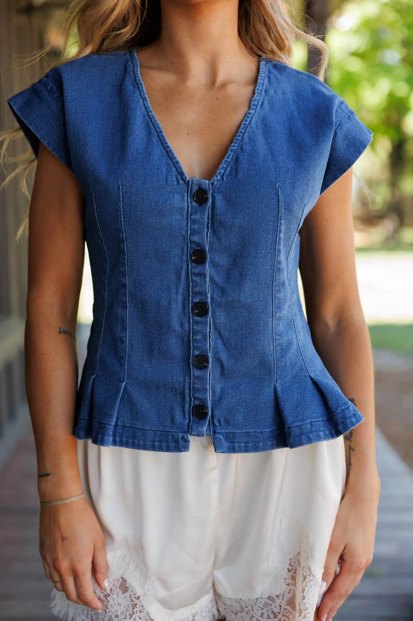 Open Road Denim Top sold by LANE 201 product image thumbnail 3