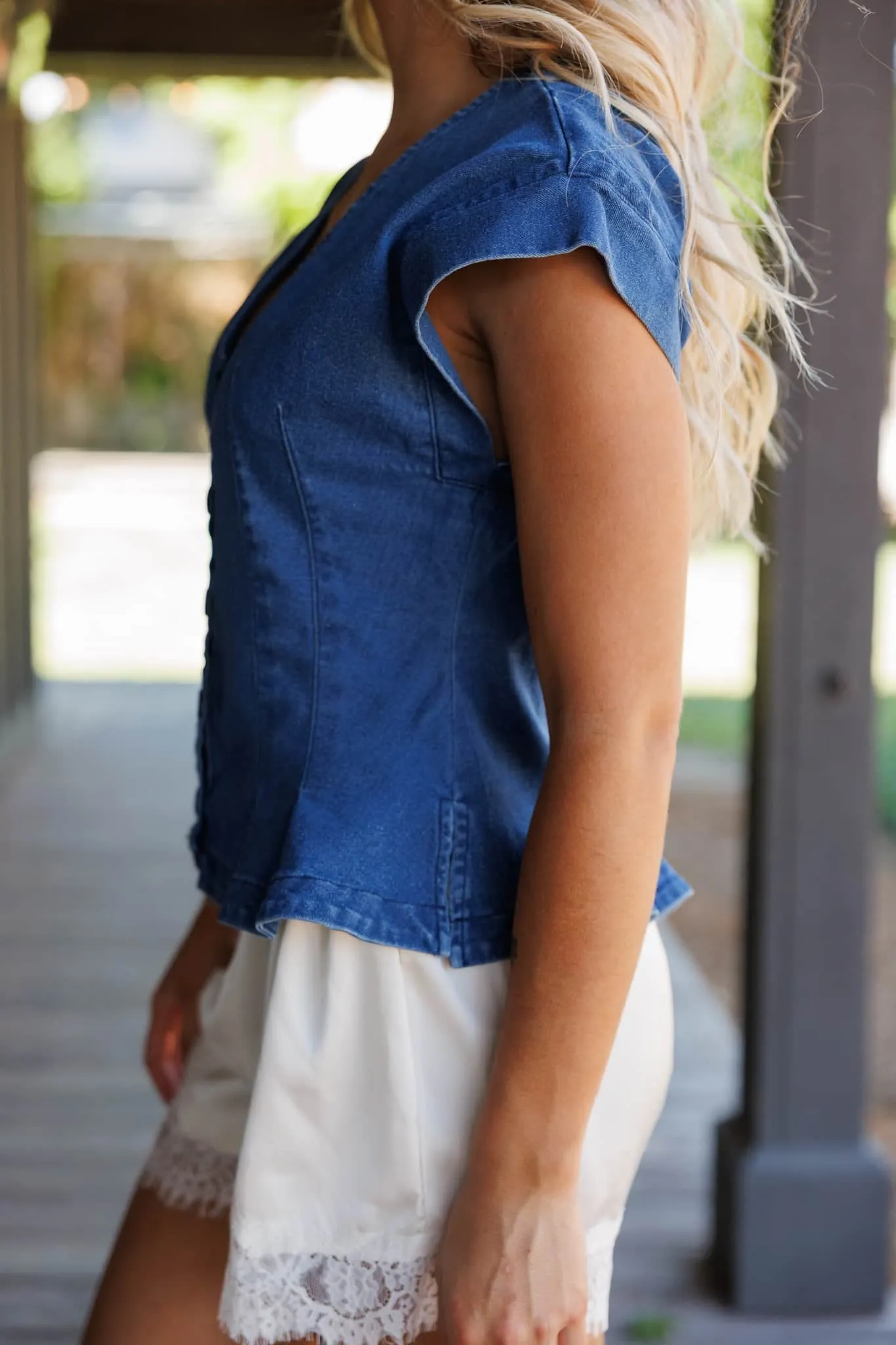 Open Road Denim Top sold by LANE 201 product image thumbnail 4