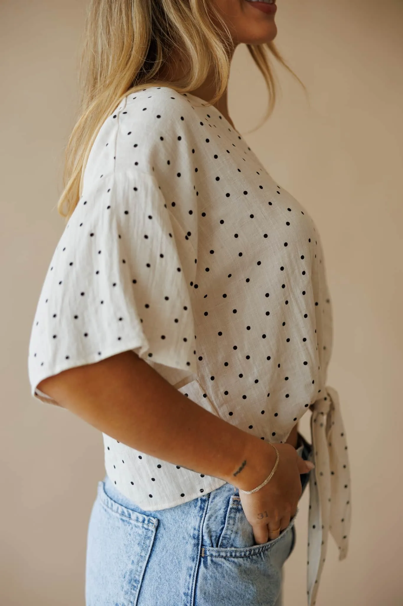 Market Street Tie Top sold by LANE 201 product image thumbnail 5