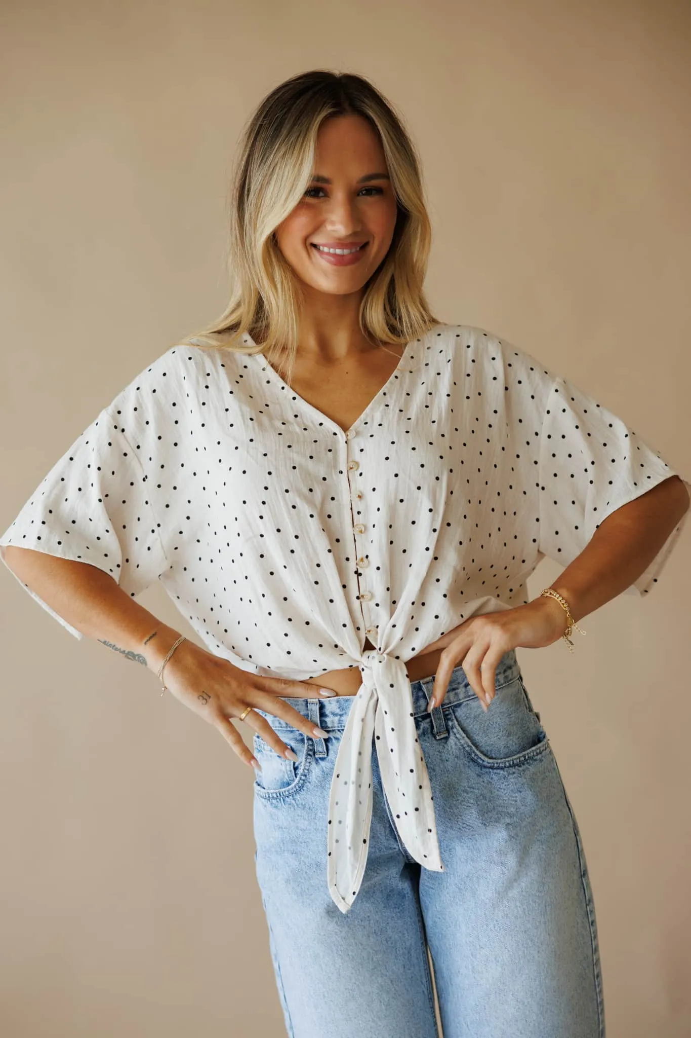 Market Street Tie Top sold by LANE 201 product image thumbnail 4