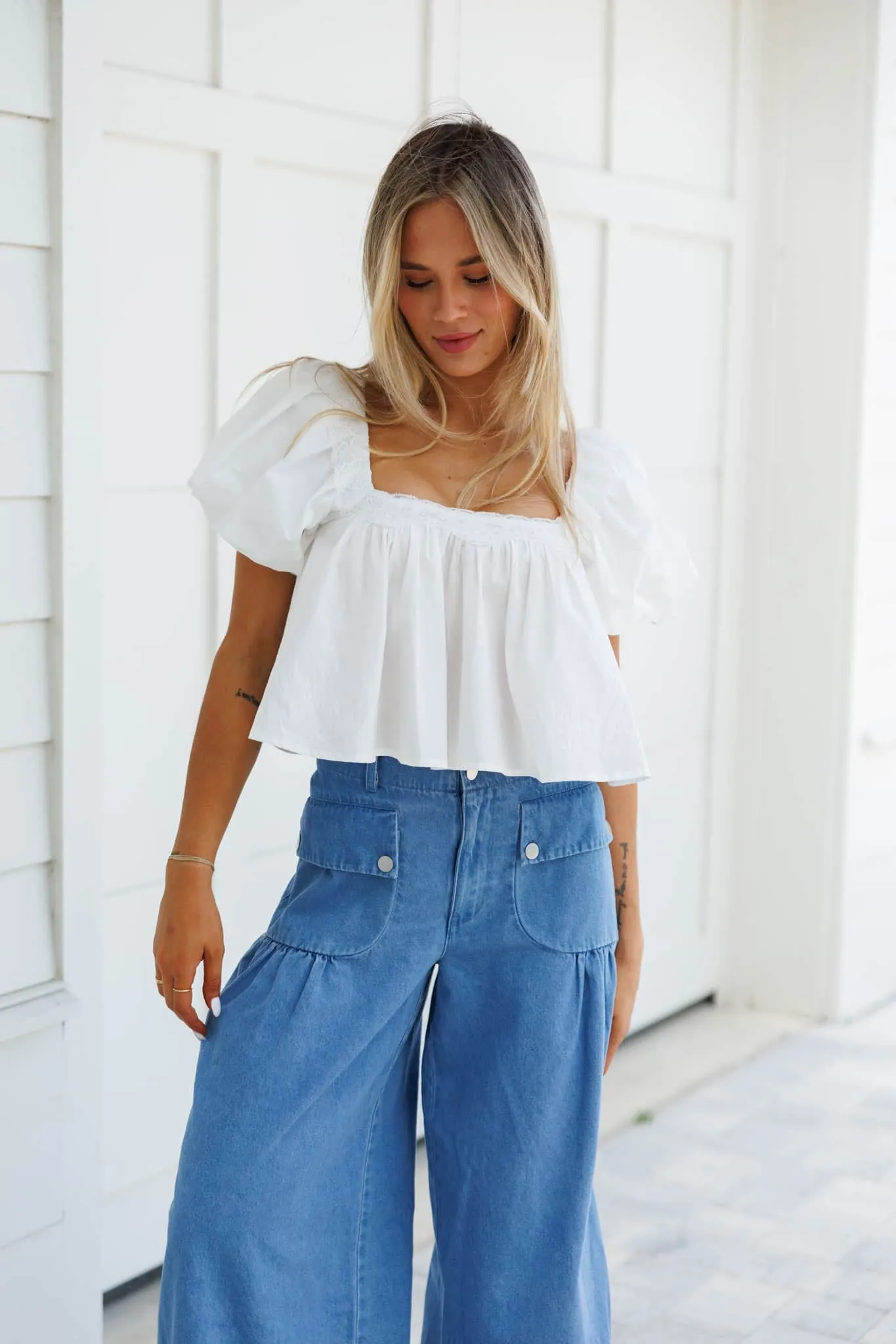 Sweet Side Top sold by LANE 201
