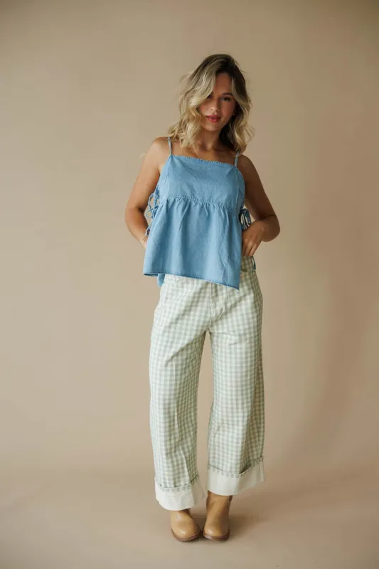 Chambray Crush Top made by Sunday Edition