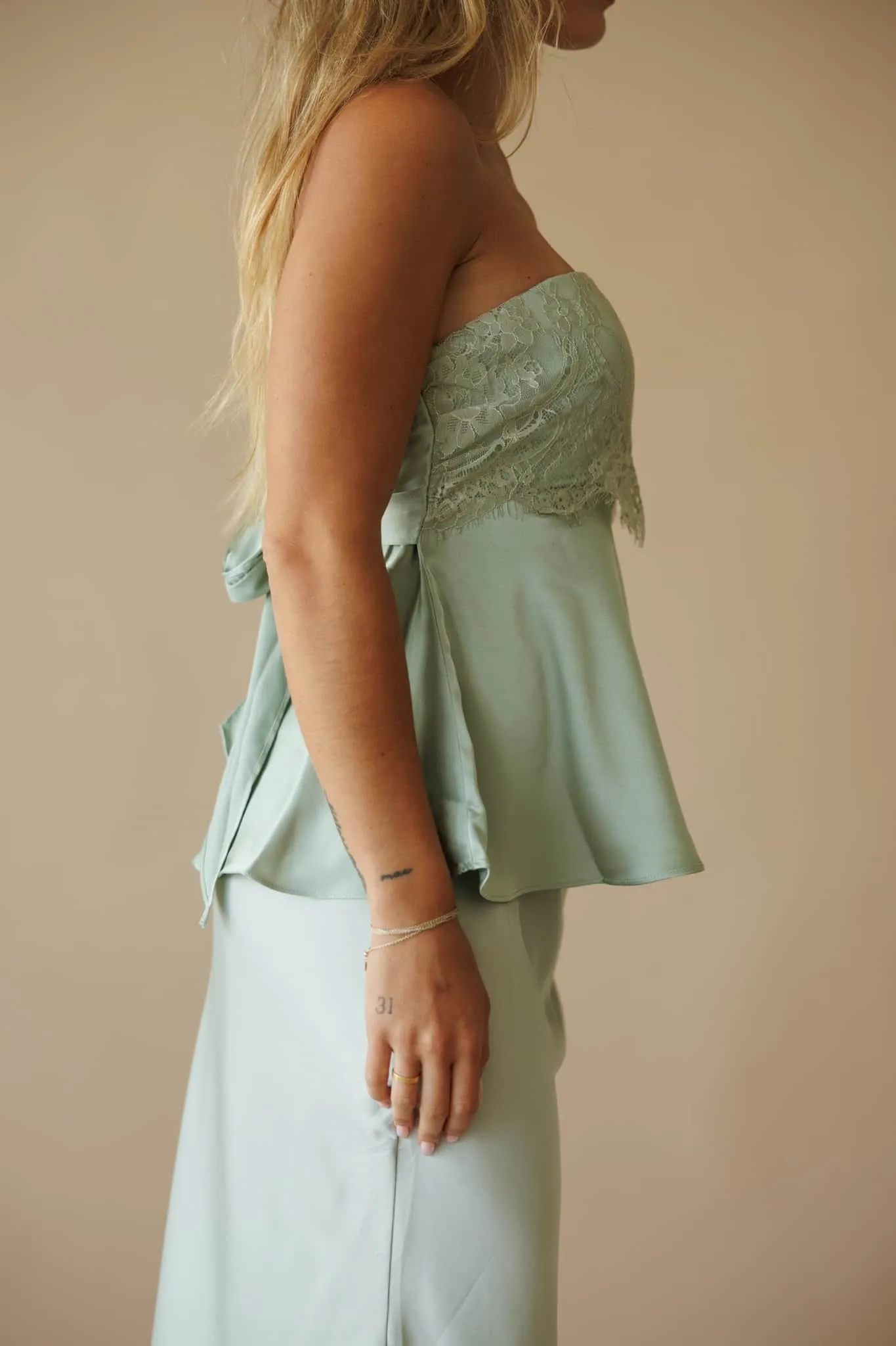 Satin Secrets Tube Top sold by LANE 201 product image thumbnail 2