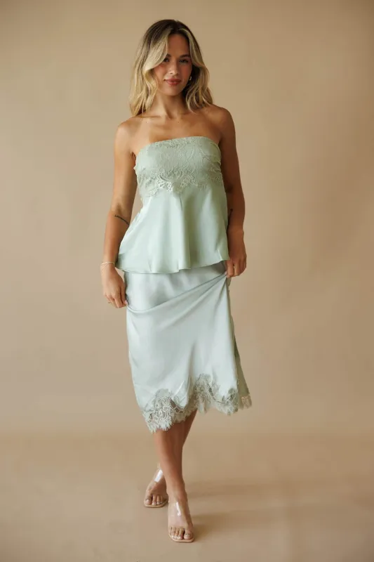 Satin Secrets Tube Top made by Dress Forum