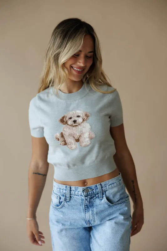 Golden Doodle Sweater Top made by Le Lis