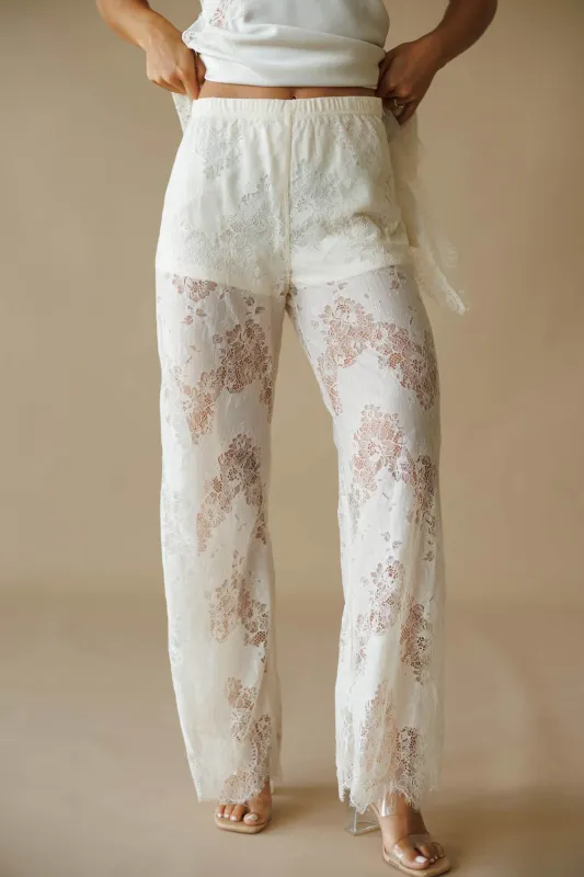 Love Letters Lace Pants made by LANE 201