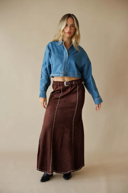 Dolman Sleeved Loose Denim Jacket made by Fore Collection