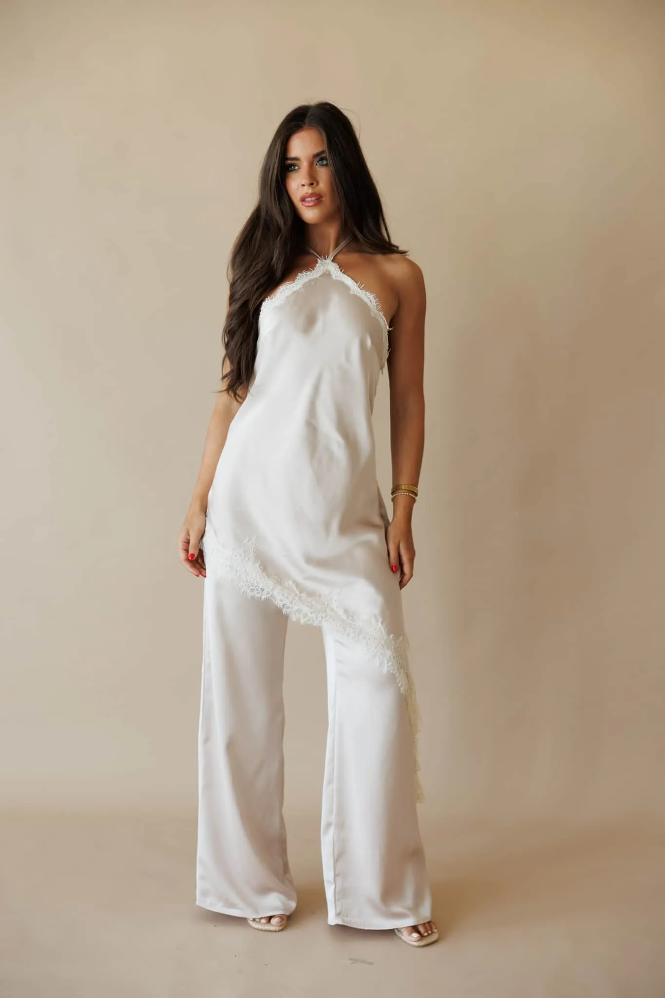 Leave It To Lace Jumpsuit sold by LANE 201