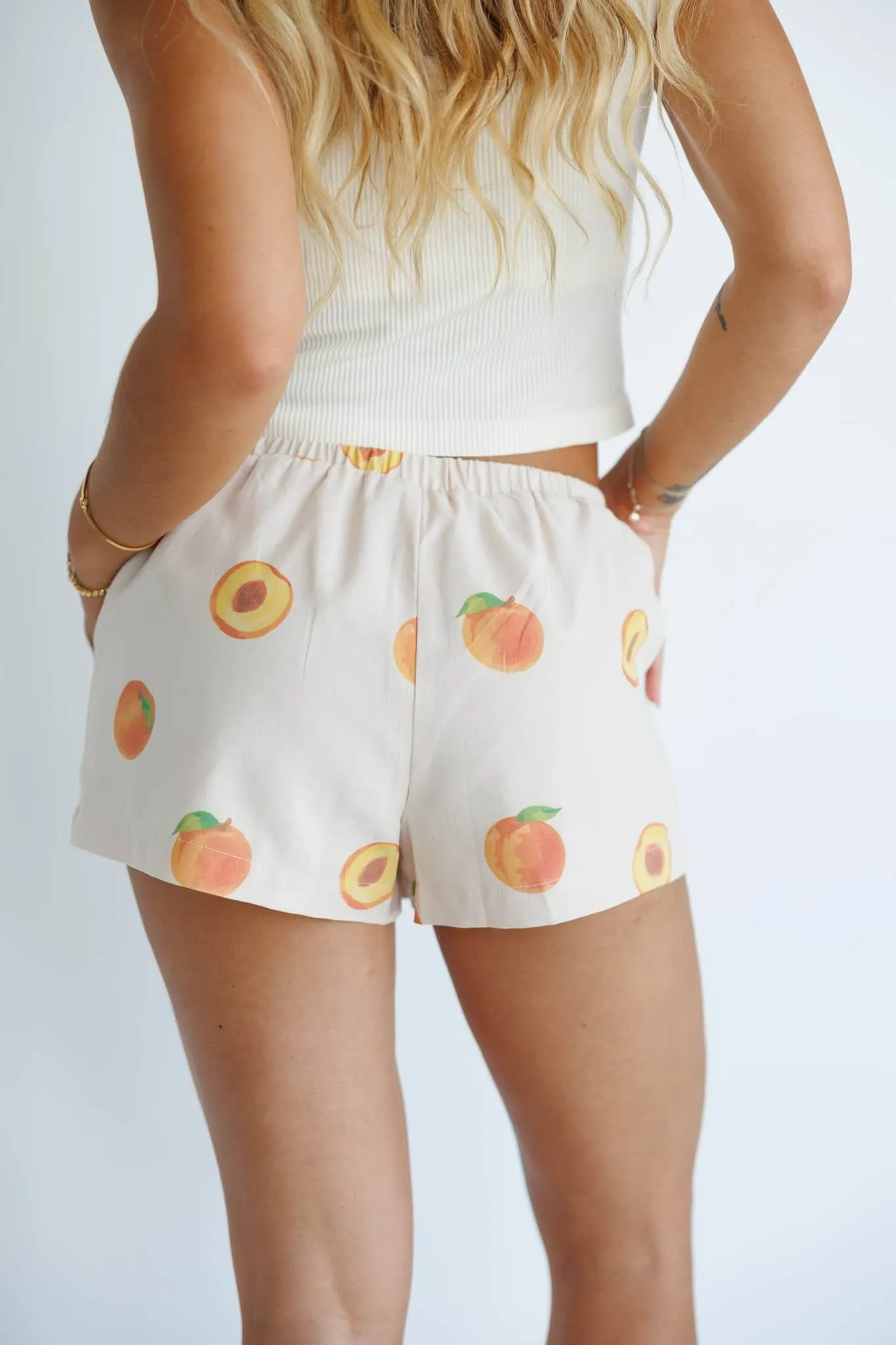 Peach Boxer Shorts sold by LANE 201 product image thumbnail 4