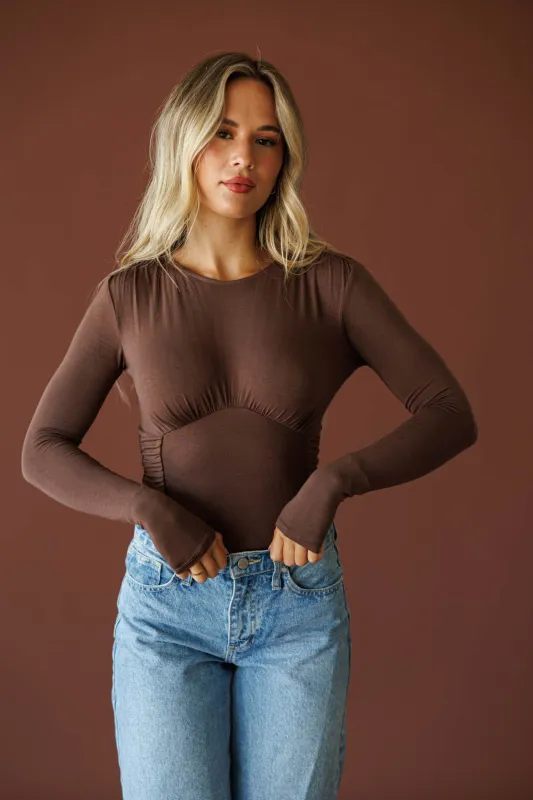Espresso Hour Bodysuit made by Fore Collection