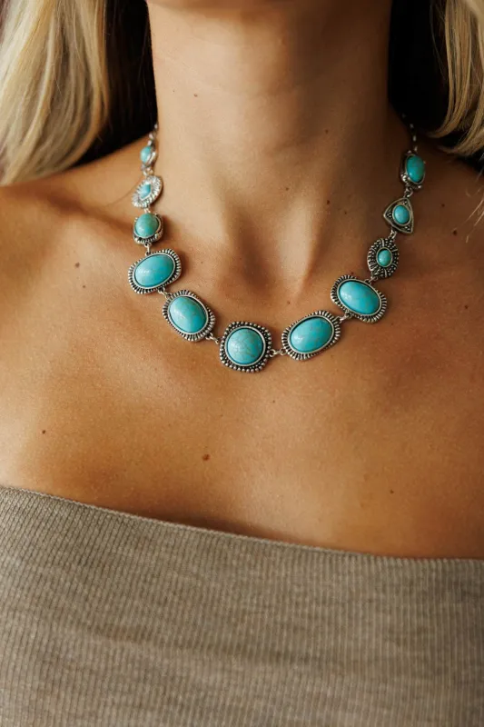 Western Stone Necklace made by Fame Accessories